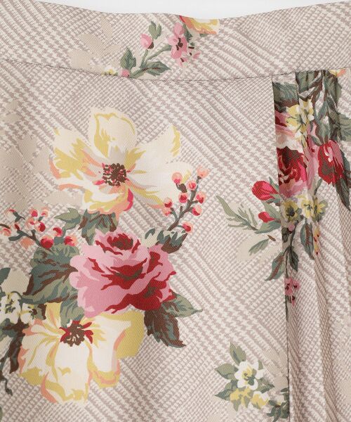 INGEBORG / インゲボルグ ロング・マキシ丈スカート | チェックブーケpt.スカート | 詳細6