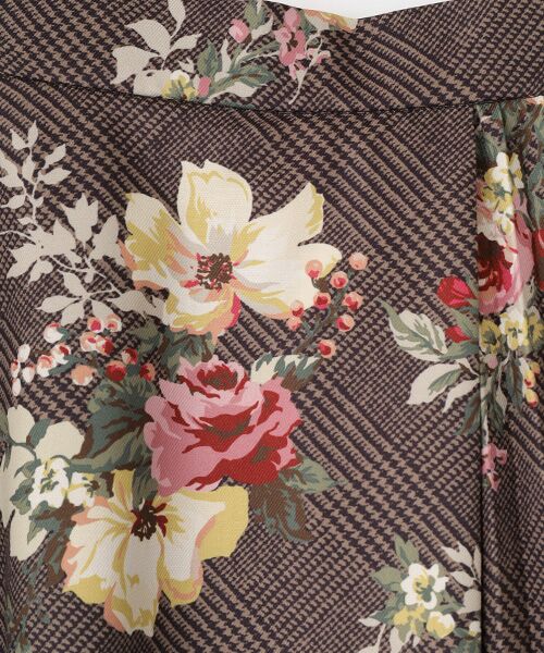 INGEBORG / インゲボルグ ロング・マキシ丈スカート | チェックブーケpt.スカート | 詳細7