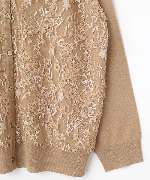 INGEBORG / インゲボルグ カーディガン・ボレロ | レースコンビニットカーディガン | 詳細4
