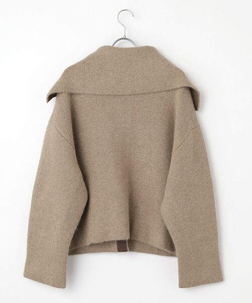 INGEBORG / インゲボルグ その他アウター | フラワーモチーフ付きニットコート | 詳細4