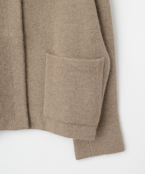 INGEBORG / インゲボルグ その他アウター | フラワーモチーフ付きニットコート | 詳細6