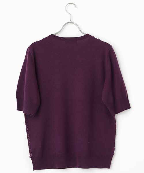 INGEBORG / インゲボルグ ニット・セーター | レースコンビニットプルオーバー | 詳細3