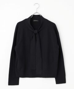 インゲボルグ　ニットジャケット　モチーフ繋ぎ　黒　9号 インゲボルグ ニットジャケット モチーフ繋ぎ 黒 9号