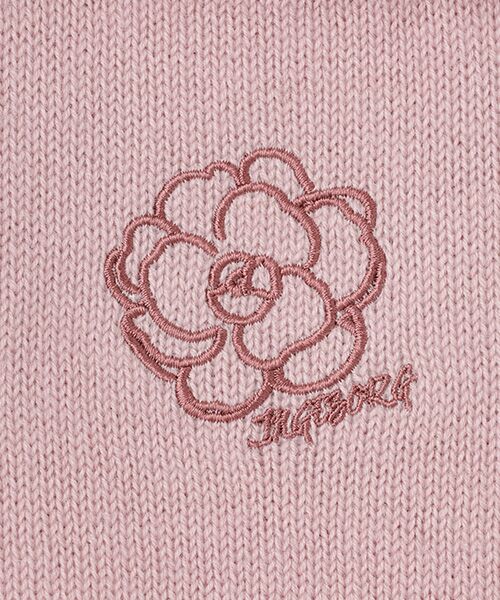 INGEBORG / インゲボルグ ニット・セーター | カメリア刺繍入りボウタイニット | 詳細6