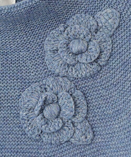 INGEBORG / インゲボルグ ニット・セーター | フラワーモチーフ付きボトルネックニット | 詳細7