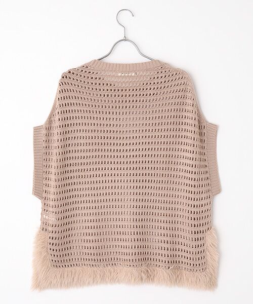 INGEBORG / インゲボルグ ベスト | フェザーヤーンニットベスト | 詳細2
