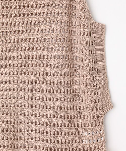 INGEBORG / インゲボルグ ベスト | フェザーヤーンニットベスト | 詳細4