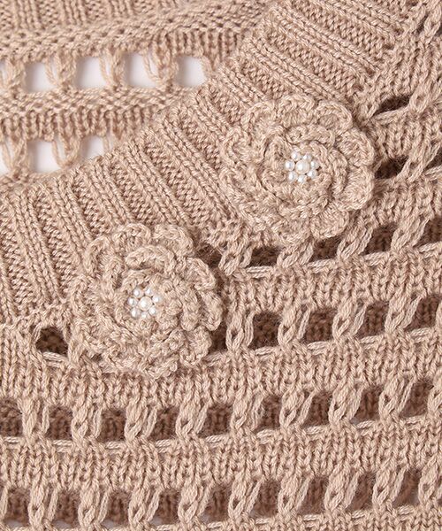 INGEBORG / インゲボルグ ベスト | フェザーヤーンニットベスト | 詳細6