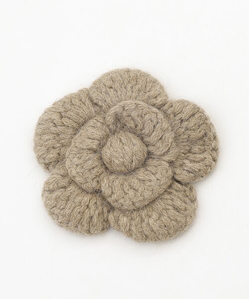 INGEBORG / インゲボルグ ニットキャップ | フラワーモチーフ付きニット帽 | 詳細3