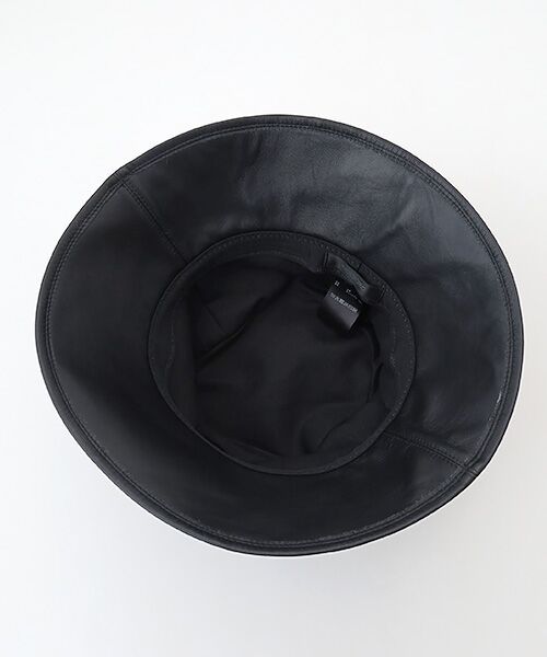 INGEBORG / インゲボルグ ハット | ラムレザーバケットハット | 詳細3
