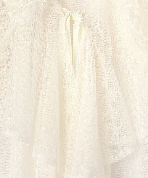 INGEBORG / インゲボルグ マフラー・ショール・スヌード・ストール | カメリアチュールレースフリルストール | 詳細5