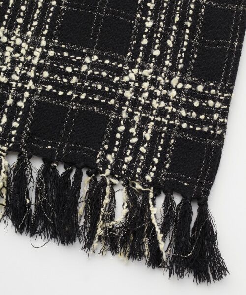 INGEBORG / インゲボルグ マフラー・ショール・スヌード・ストール | リントンビッグチェックツイードストール | 詳細2