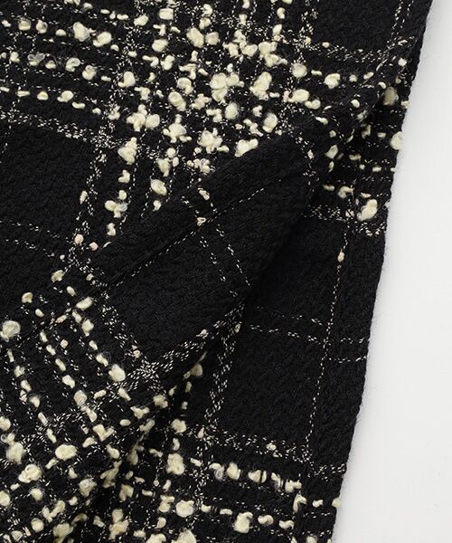 INGEBORG / インゲボルグ マフラー・ショール・スヌード・ストール | リントンビッグチェックツイードストール | 詳細3