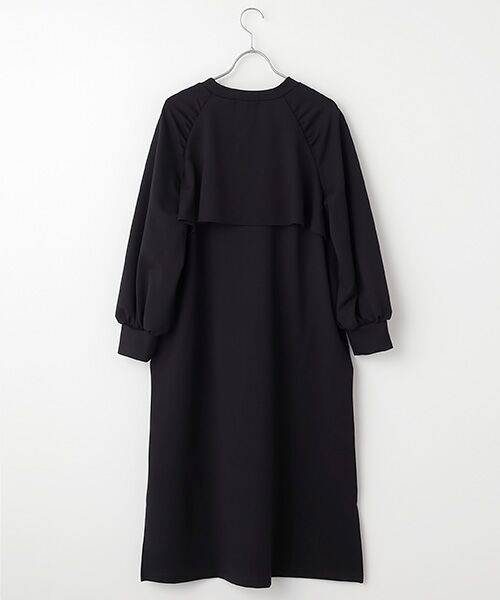 INGEBORG / インゲボルグ ロング・マキシ丈ワンピース | チェックブーケワンポイントpt.カットソーワンピース | 詳細1