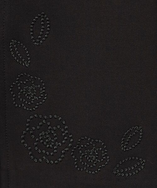 INGEBORG / インゲボルグ レギンス・スパッツ | カメリア刺繍スリムレギンス | 詳細1