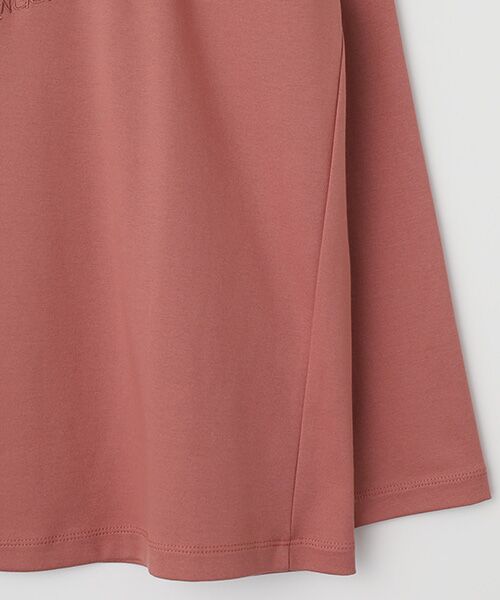 INGEBORG / インゲボルグ カットソー | ふわふわカメリア刺繍カットソー | 詳細5