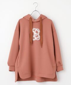 INGEBORG / インゲボルグ パーカー | ふわふわカメリア刺繍フーディ