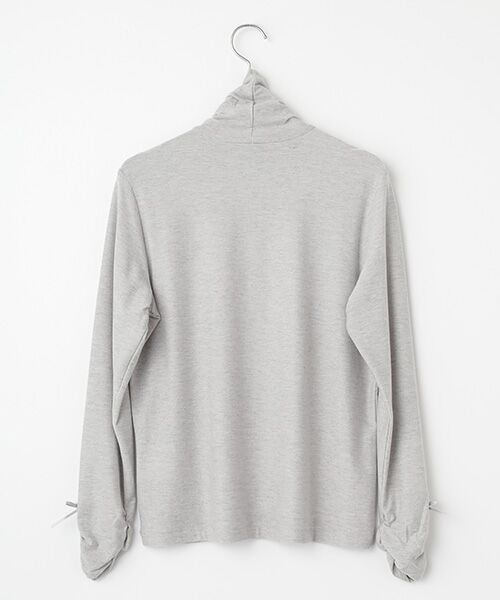 INGEBORG / インゲボルグ カットソー | フラワーモチーフ付きタートルネックカットソー | 詳細3