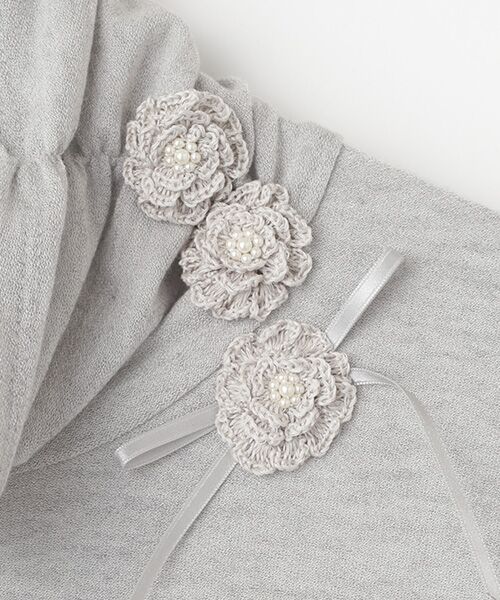 INGEBORG / インゲボルグ カットソー | フラワーモチーフ付きタートルネックカットソー | 詳細6