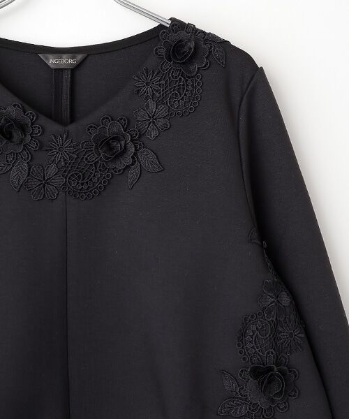 INGEBORG / インゲボルグ カットソー | ●レース使いカットソープルオーバー | 詳細2