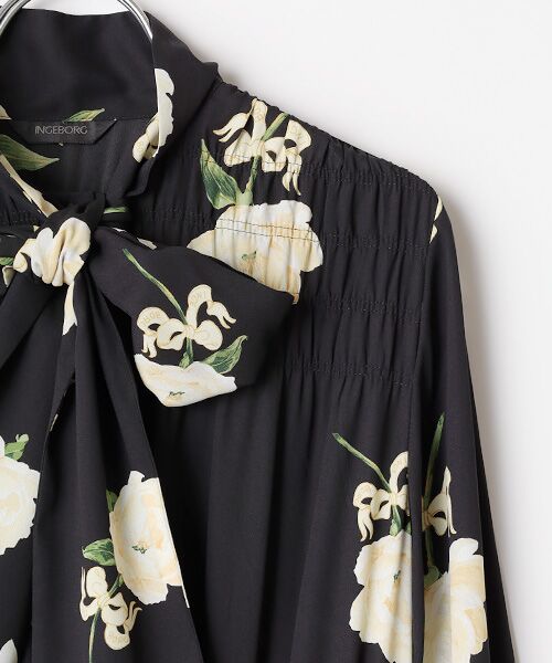 INGEBORG / インゲボルグ ロング・マキシ丈ワンピース | シャクヤクpt.ワンピース | 詳細2