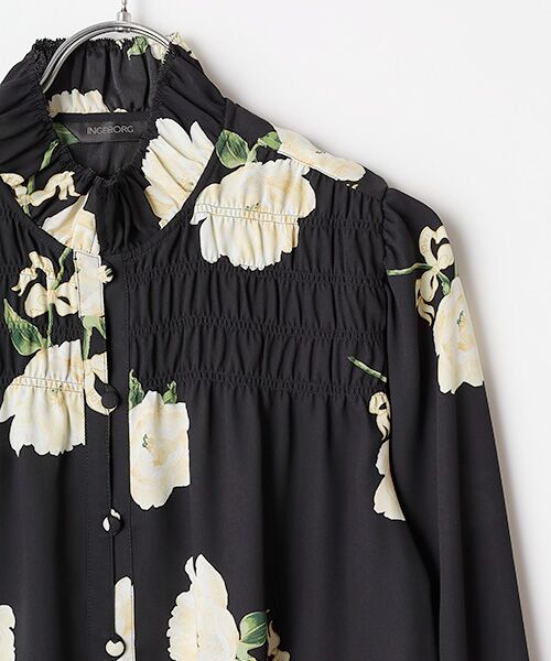 INGEBORG / インゲボルグ シャツ・ブラウス | シャクヤクpt.ブラウス | 詳細2