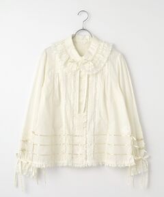 INGEBORG / インゲボルグ シャツ・ブラウス | コットンローンレースツカイブラウス