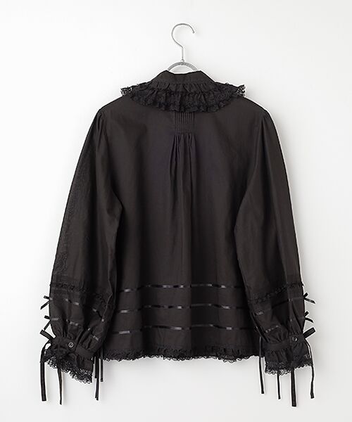 INGEBORG / インゲボルグ シャツ・ブラウス | コットンローンレースツカイブラウス | 詳細1