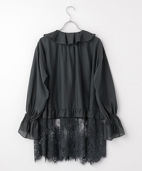 INGEBORG / インゲボルグ チュニック | レースコンビシアーチュニック | 詳細1