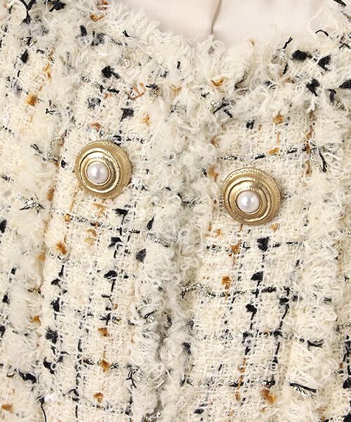 INGEBORG / インゲボルグ ノーカラージャケット | カナーレツイードノーカラージャケット | 詳細2