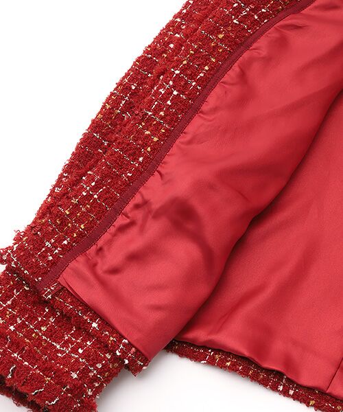 INGEBORG / インゲボルグ ノーカラージャケット | カナーレツイードノーカラージャケット | 詳細6