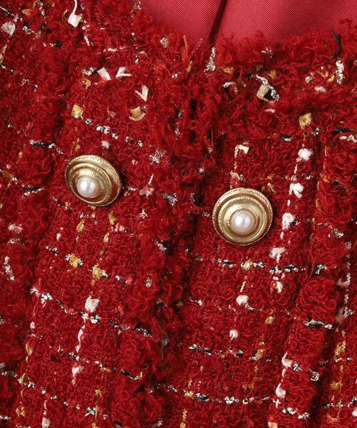 INGEBORG / インゲボルグ ノーカラージャケット | カナーレツイードノーカラージャケット | 詳細8