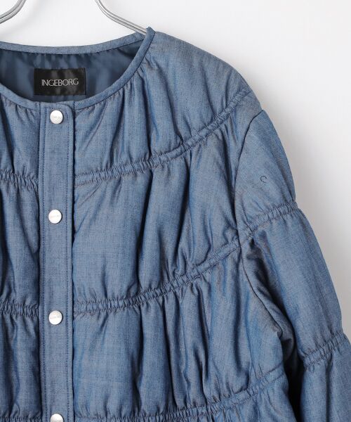 INGEBORG / インゲボルグ ブルゾン | シャーリングブルゾン | 詳細3