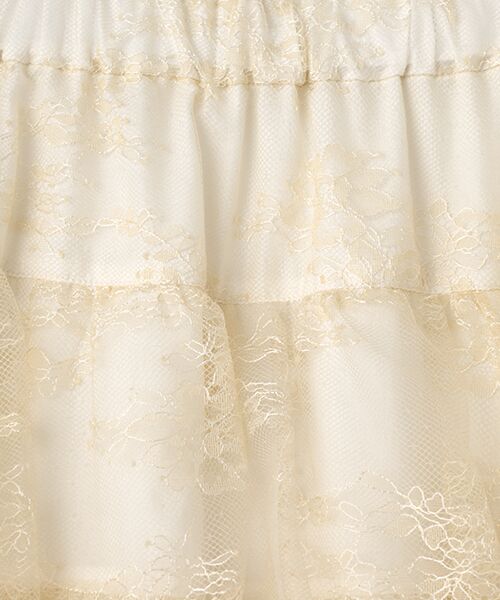 INGEBORG / インゲボルグ ロング・マキシ丈スカート | リバーレースフリルティアードスカート | 詳細2