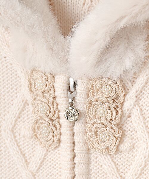 INGEBORG / インゲボルグ カーディガン・ボレロ | アラン編みフーディカーディガン | 詳細7