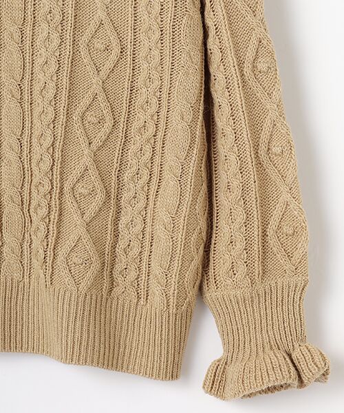 INGEBORG / インゲボルグ ニット・セーター | アラン編みプルオーバー | 詳細4