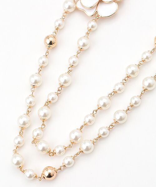 INGEBORG / インゲボルグ ネックレス・ペンダント・チョーカー | カメリアパール2連ネックレス | 詳細1