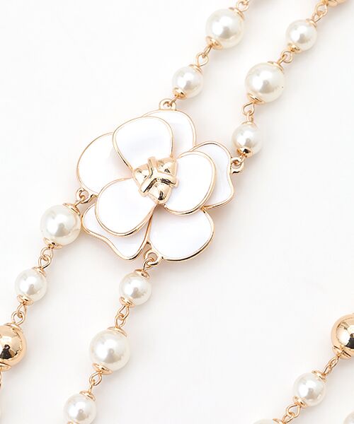 INGEBORG / インゲボルグ ネックレス・ペンダント・チョーカー | カメリアパール2連ネックレス | 詳細2