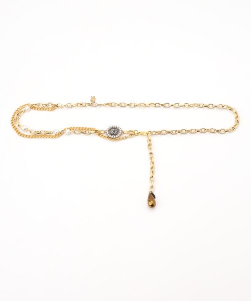 INGEBORG / インゲボルグ ベルト・サスペンダー | チェーンベルト（ゴールド）