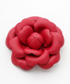 INGEBORG / インゲボルグ ブローチ・コサージュ | カラーレザーカメリアコサージュ