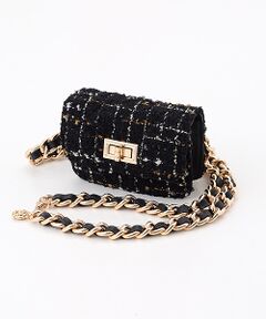 INGEBORG / インゲボルグ メッセンジャーバッグ・ウエストポーチ | カナーレツイードミニバッグベルト