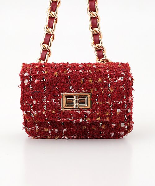 INGEBORG / インゲボルグ メッセンジャーバッグ・ウエストポーチ | カナーレツイードミニバッグベルト | 詳細1