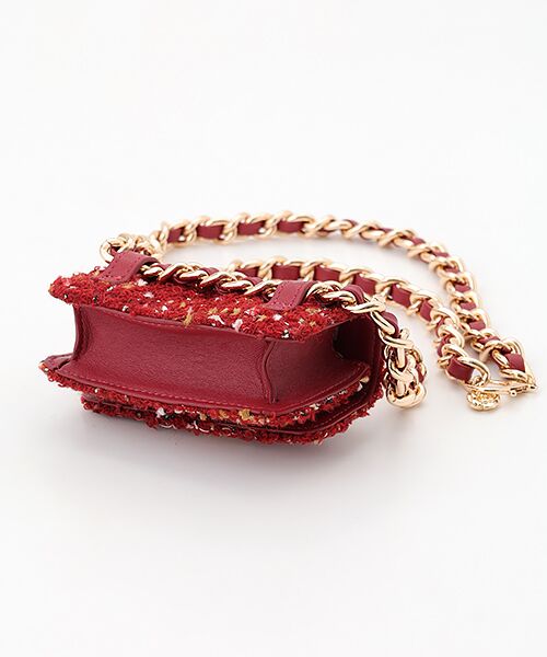 INGEBORG / インゲボルグ メッセンジャーバッグ・ウエストポーチ | カナーレツイードミニバッグベルト | 詳細4