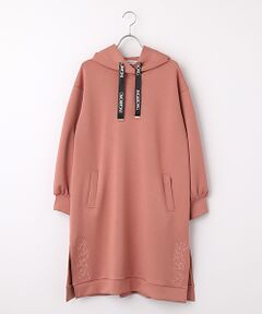 INGEBORG / インゲボルグ ロング・マキシ丈ワンピース | カメリア刺繍入りカットソーワンピース