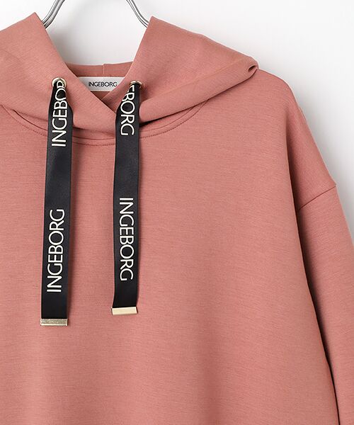 INGEBORG / インゲボルグ ロング・マキシ丈ワンピース | カメリア刺繍入りカットソーワンピース | 詳細3