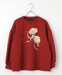 INGEBORG / インゲボルグ カットソー | シャクヤクワンポイントpt.カットソー