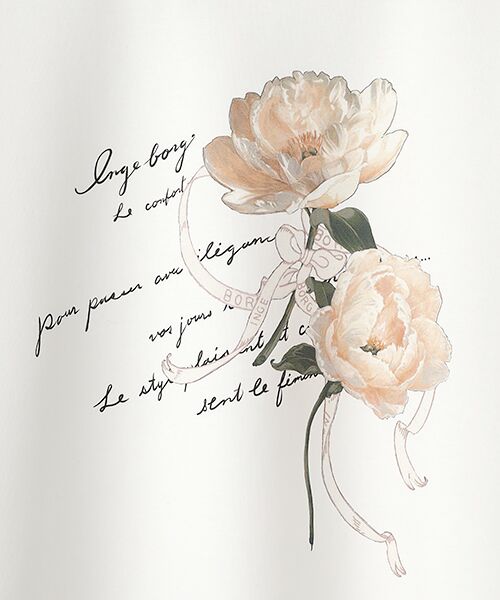 INGEBORG / インゲボルグ カットソー | シャクヤクワンポイントpt.カットソー | 詳細2