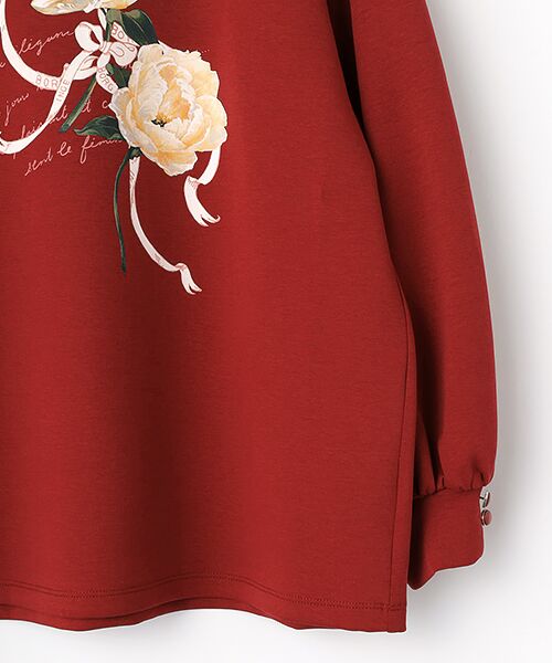 INGEBORG / インゲボルグ カットソー | シャクヤクワンポイントpt.カットソー | 詳細5