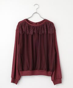 INGEBORG / インゲボルグ カットソー | レースコンビ2wayカットソー