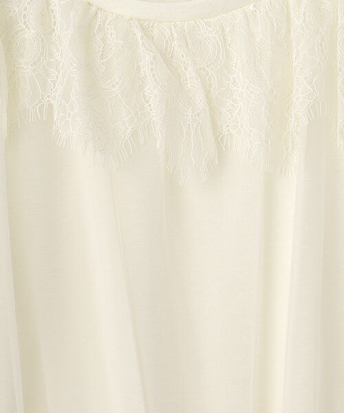 INGEBORG / インゲボルグ カットソー | レースコンビ2wayカットソー | 詳細2